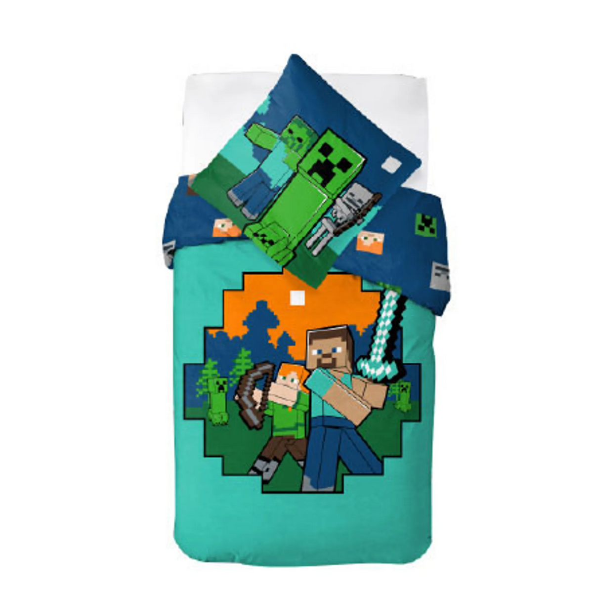 Minecraft Diamond Defender ágyneműhuzat garnitúra
