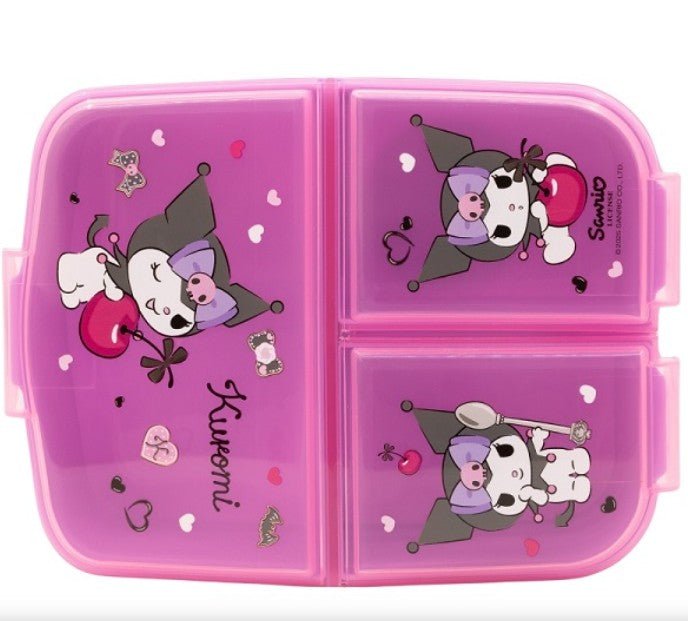 Kuromi több rekeszes uzsonnás doboz