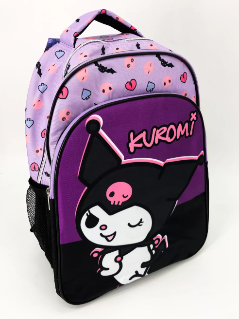 Kuromi gyerek kislány többrekeszes iskola táska