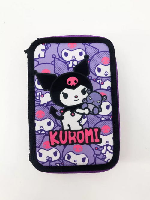Kuromi 3 emeletes töltött tolltartó
