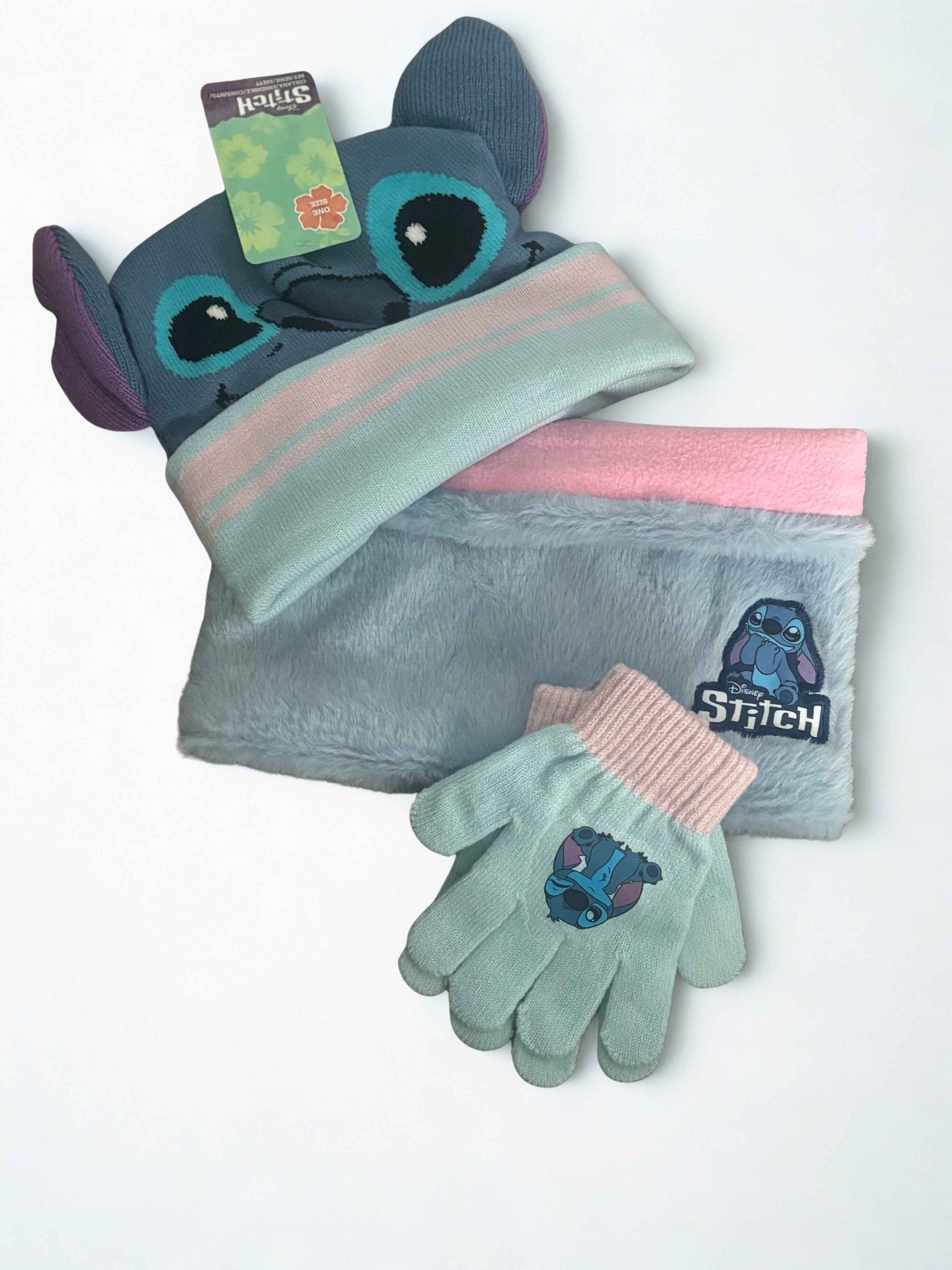 Lilo & Stitch 3 részes téli sapka szett