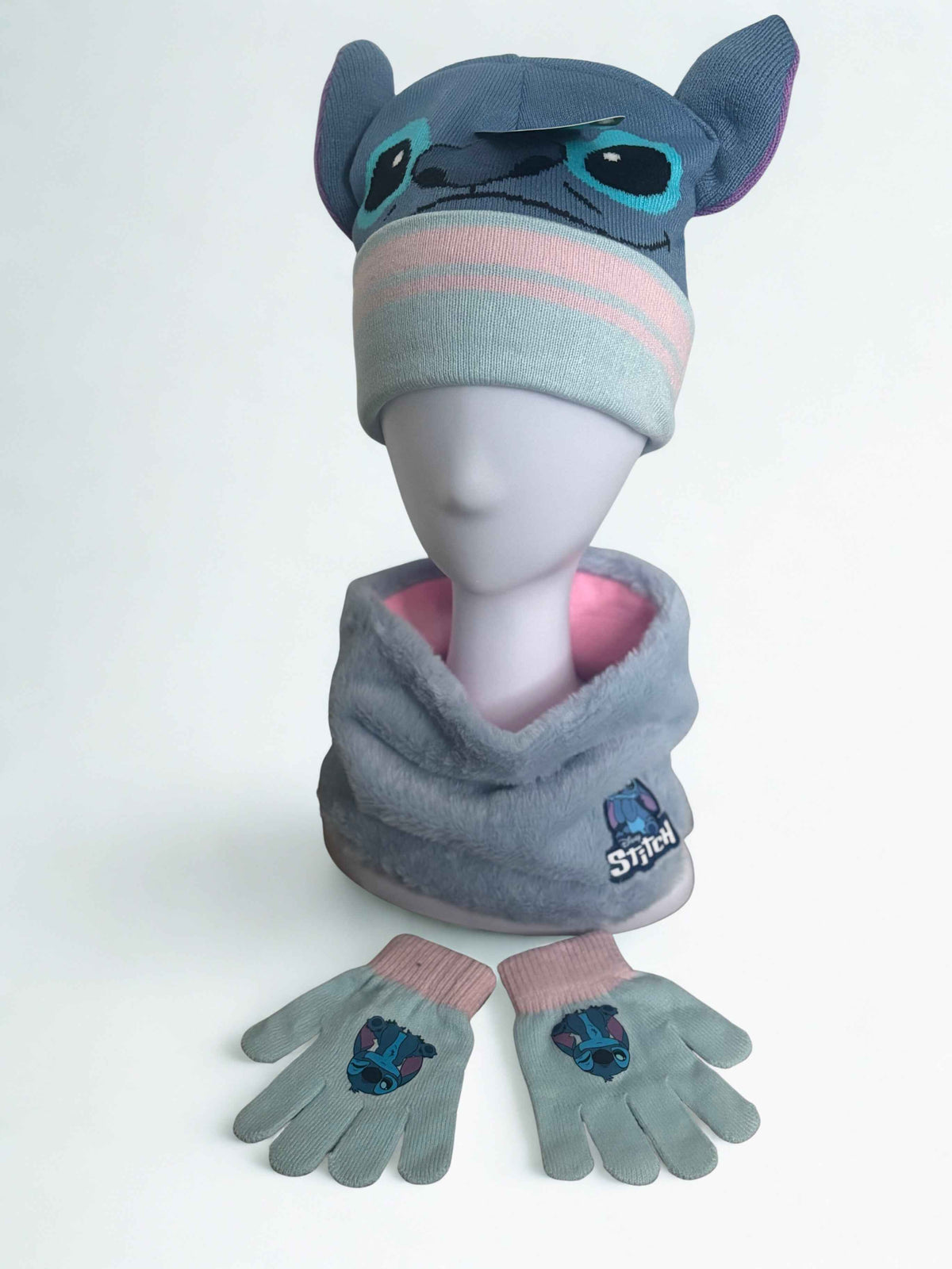 Lilo & Stitch 3 részes téli sapka szett