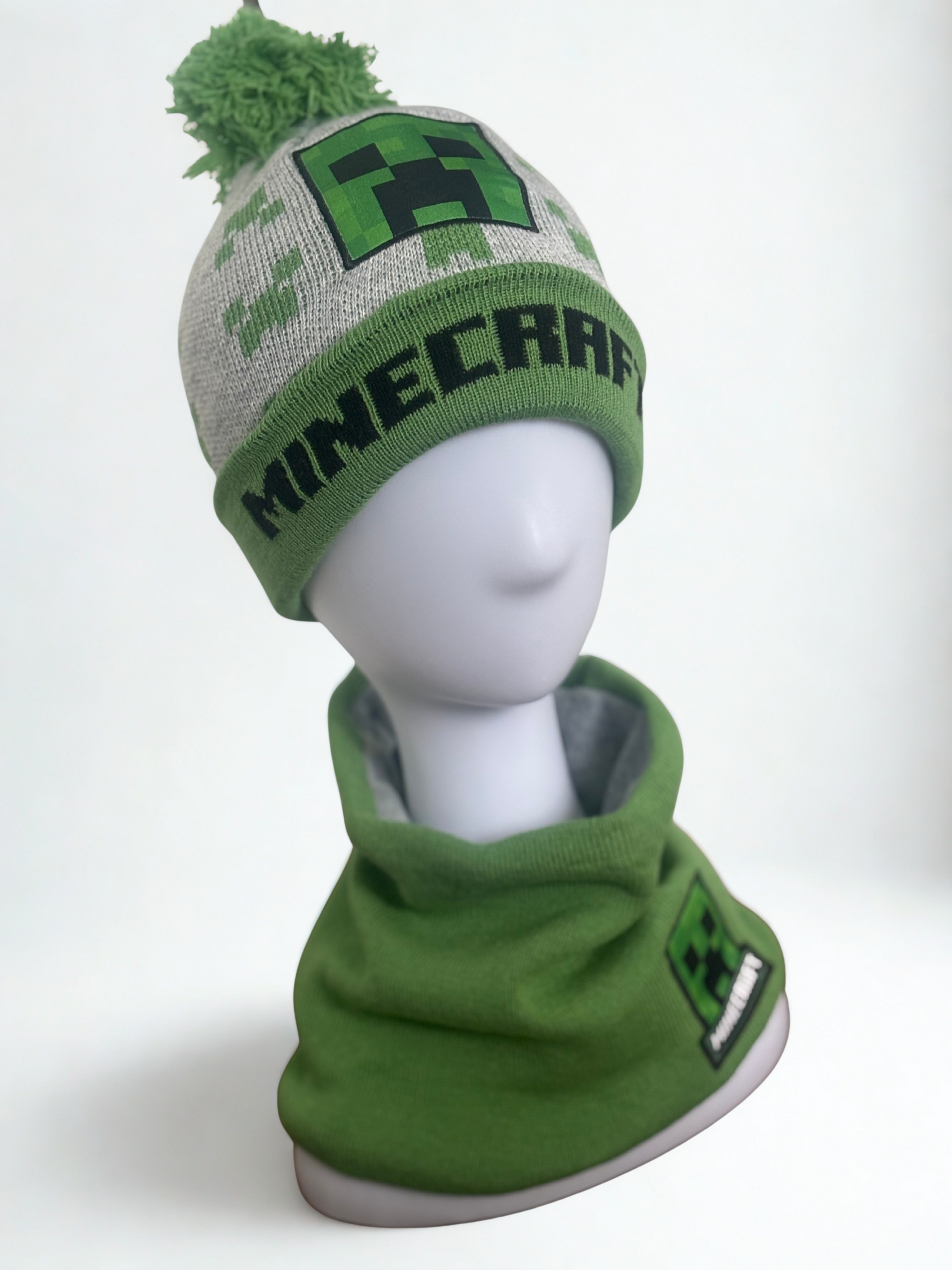 Minecraft 2 részes sapka szett