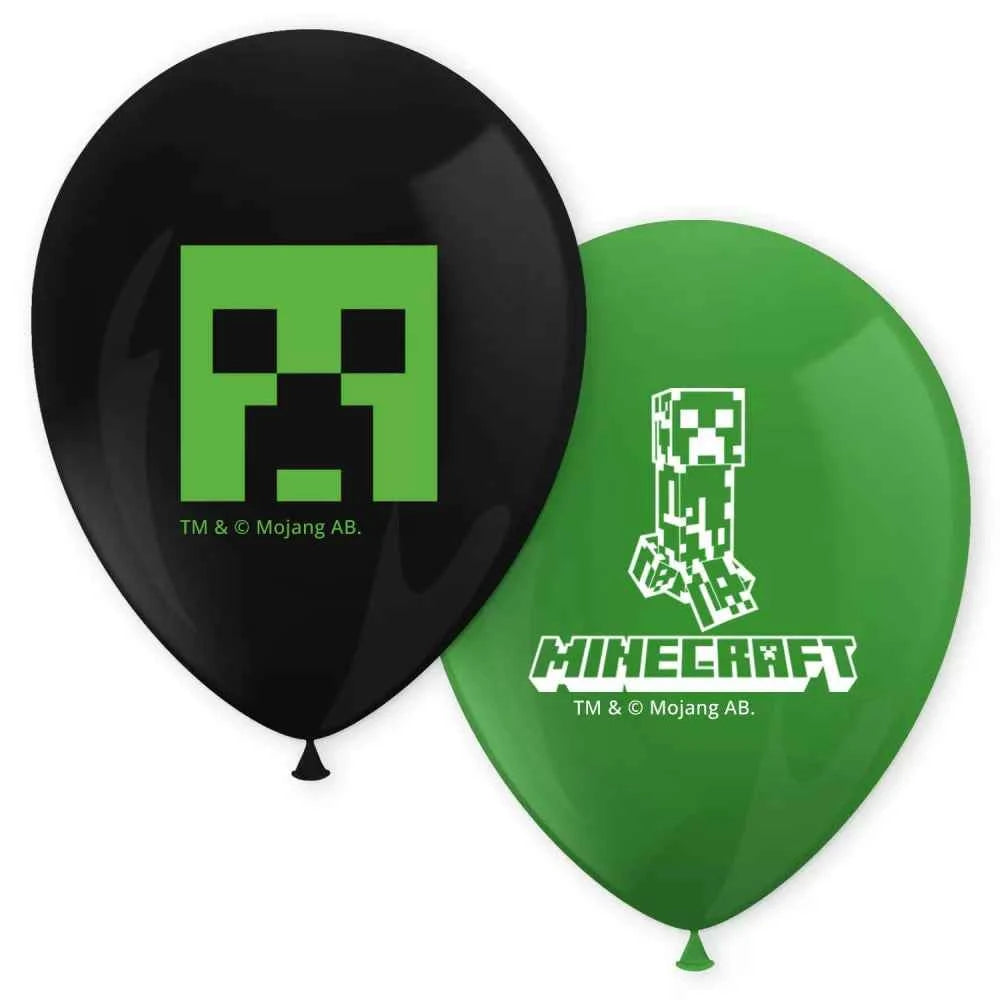 Minecraft szülinapi party szett