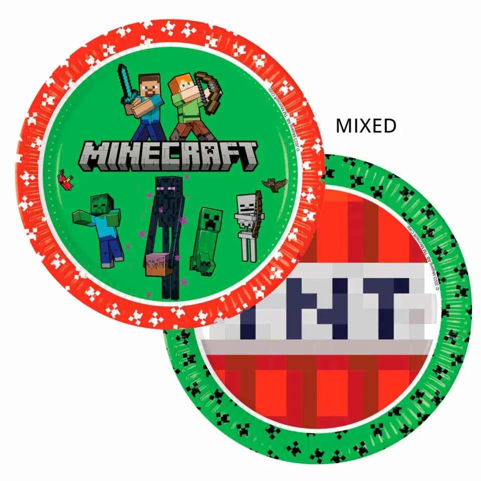 Minecraft szülinapi party szett