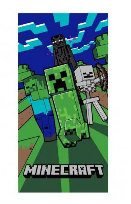 Minecraft gyerek fiú törölköző - KidsKuckó