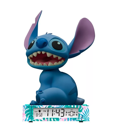 Disney Lilo és Stitch, A csillagkutya Smile 3D éjszakai lámpa és ébresztőóra